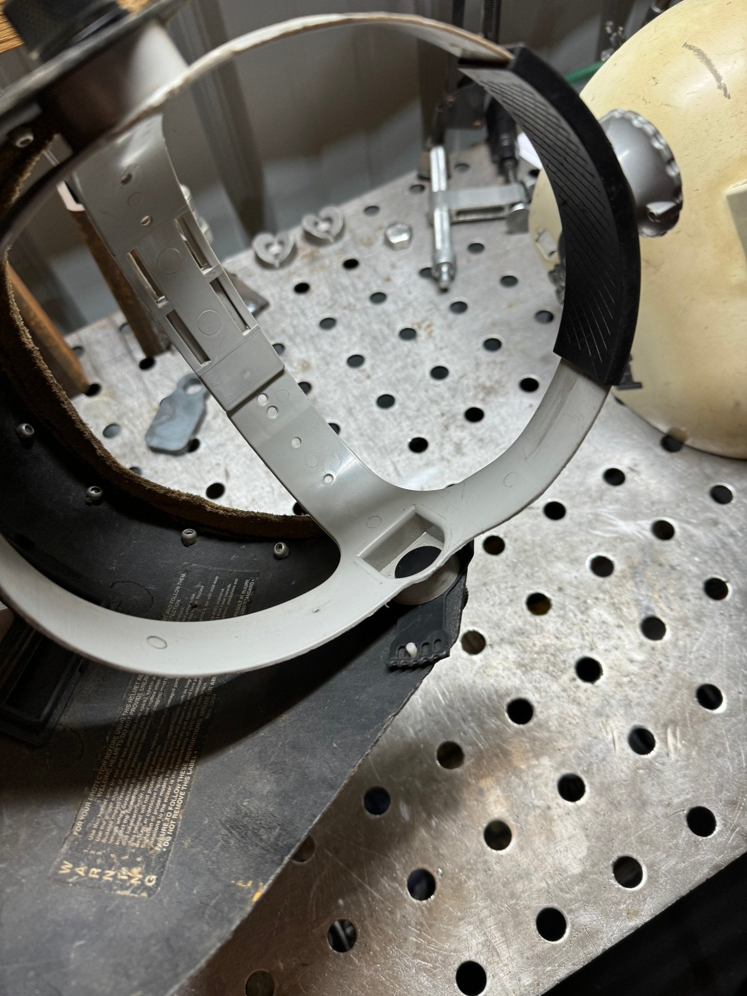 Aluminum Fiber Metal Headgear Adapter For Sugar Scoop - TriArc Welding And Supply