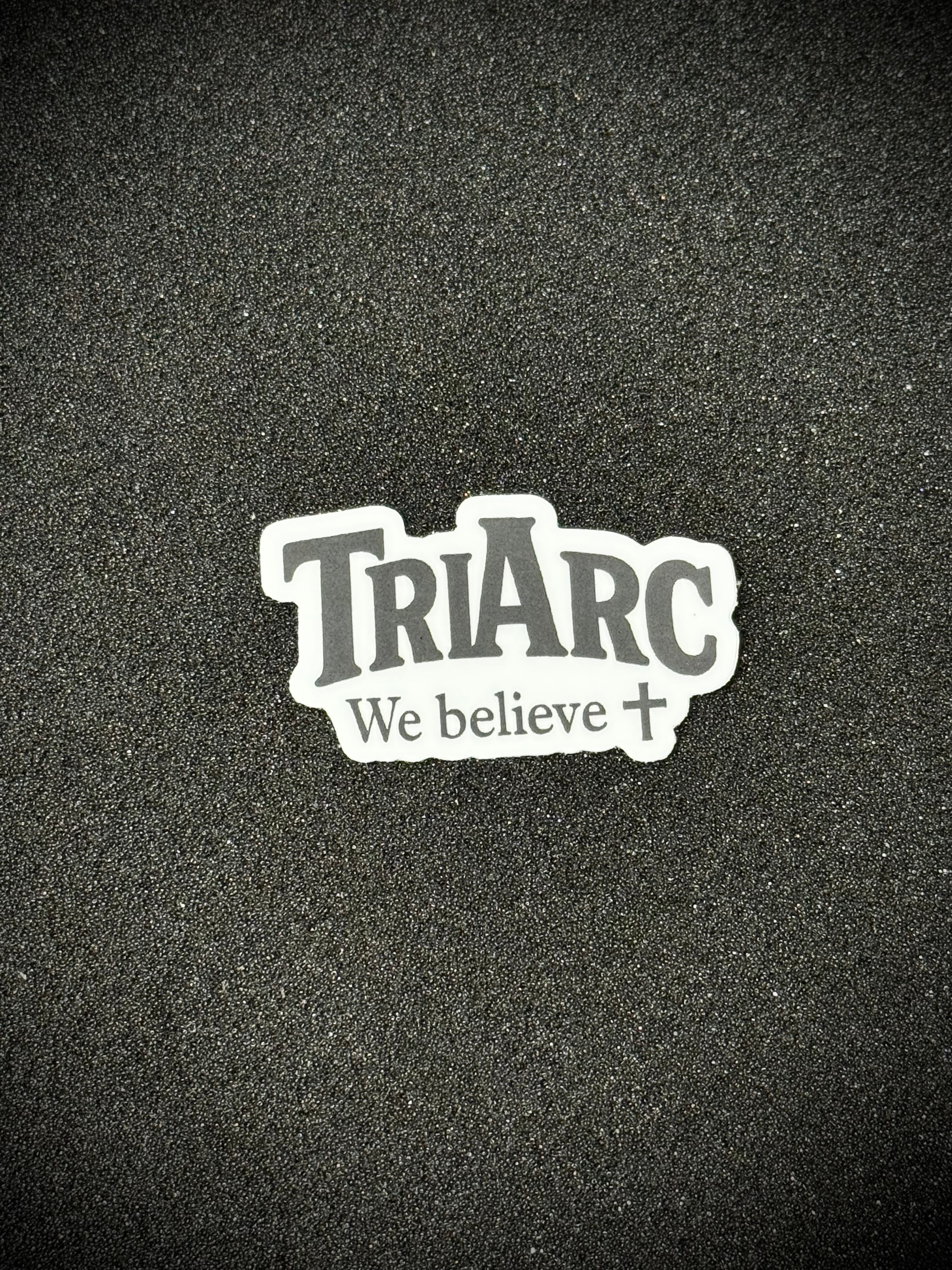TriArc We Believe Sticker